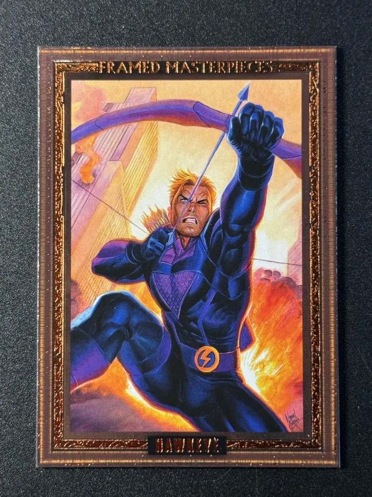 2024 Marvel Masterpieces Nahuel Grego Framed Masterpieces /99 Hawkeye W218 Rare