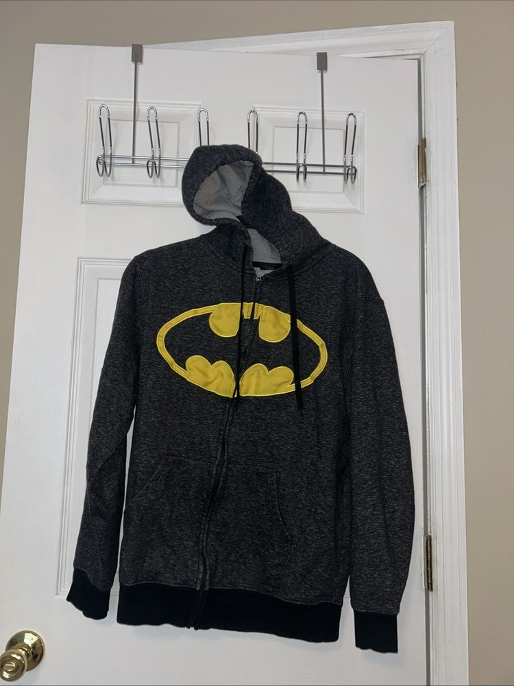 Men’s Batman Hooded Jacket with Pockets Size Large DC Comics