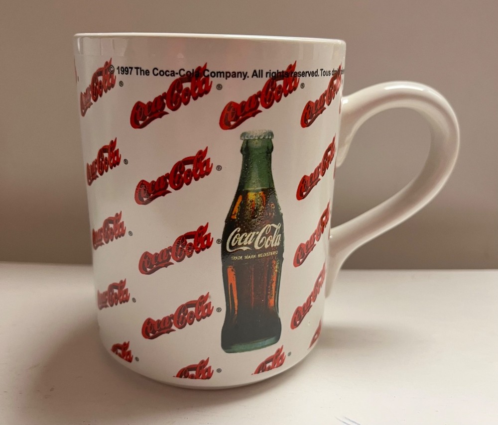 Coca Cola Coffee Cup Mug Gibson Collectible 1997 Vintage (NOS#B)