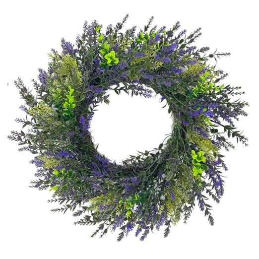 18 Inch Sage Green Wreath for Doors Walls and Indoor Decor