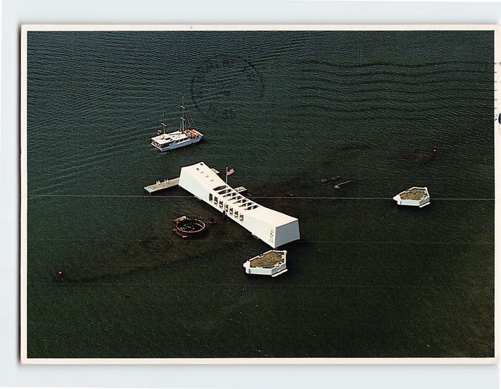 Postcard USS Arizona Memorial Pearl Harbor Hawaii USA