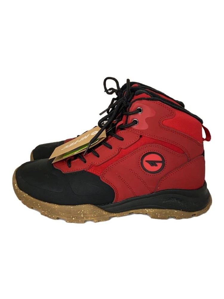 Hi-Tec Red Leather Trekking Boots Size 26.5cm HT HKU22W