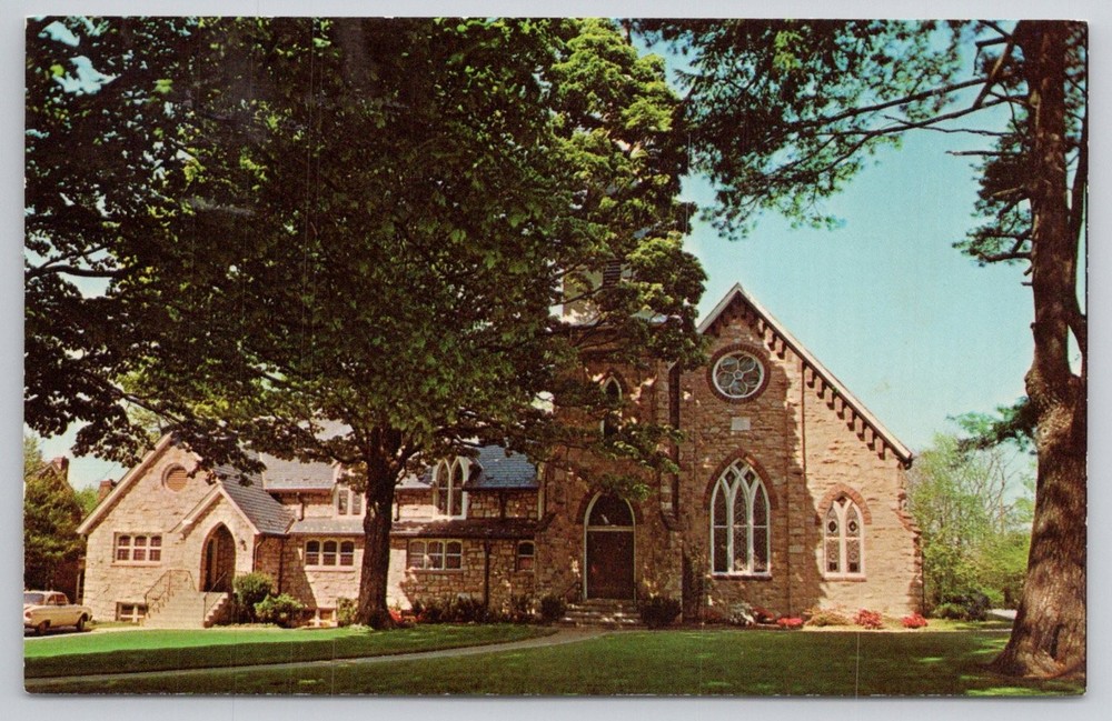 Falls Church Presbyterian Church VA Vintage Postcard Dexter Press