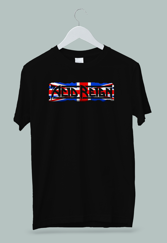 Acid Reign Flag Graphic T-Shirt in Sizes S to 3XL-image