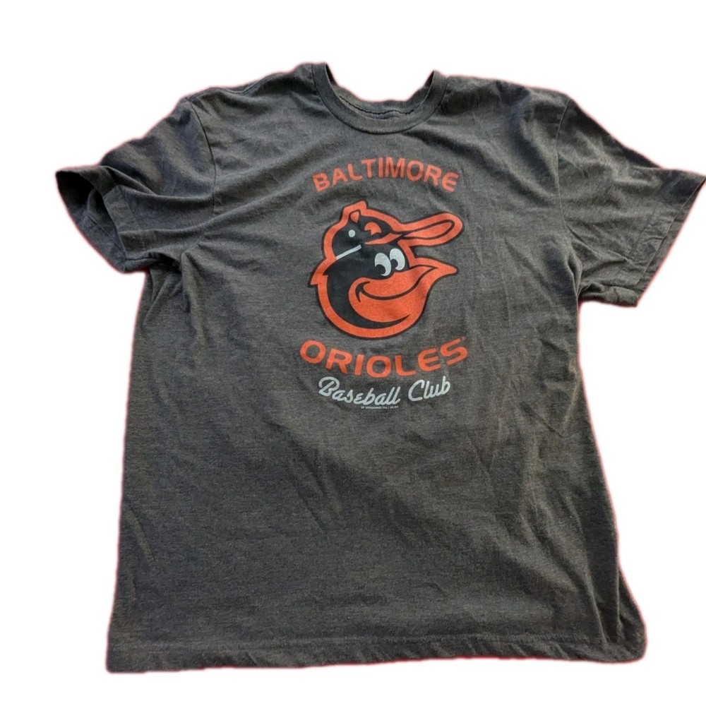 Baltimore Orioles Baseball Club Gray MLB Short Sleeve T- Shirt Mens XL
