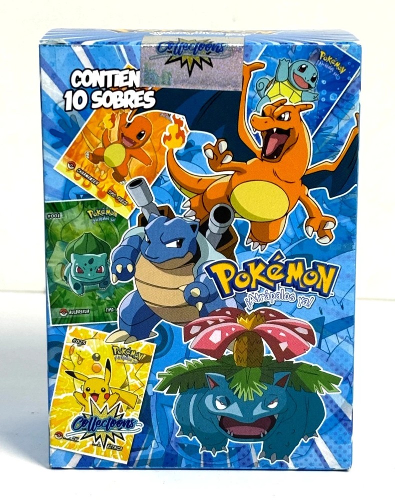 2026 BOX POKEMON KANTO Collectoons Lenticular 3D Cards - 10 Packs Charizard Mew