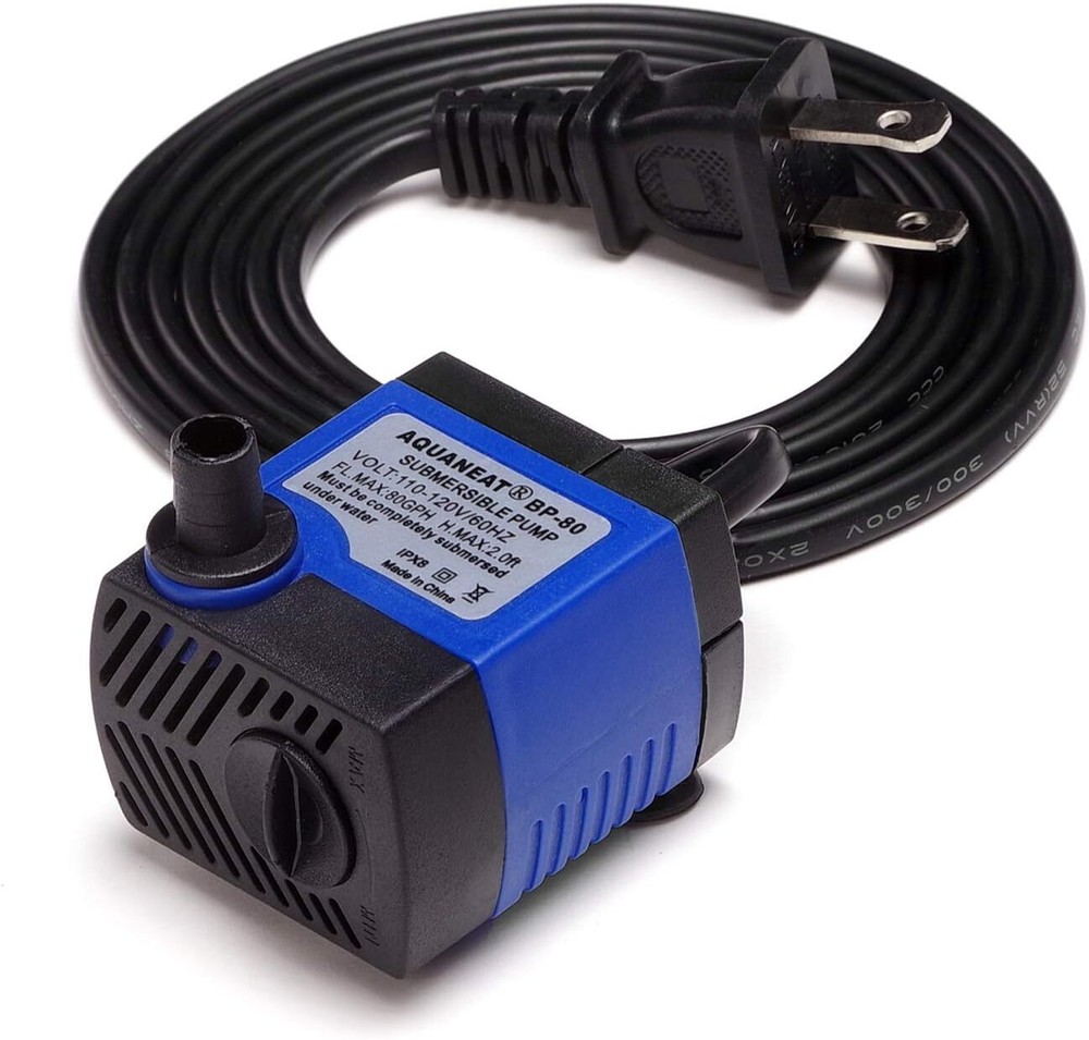 Mini Fountain Pump for Water Features, Fish Tanks & Indoor/Outdoor Ponds