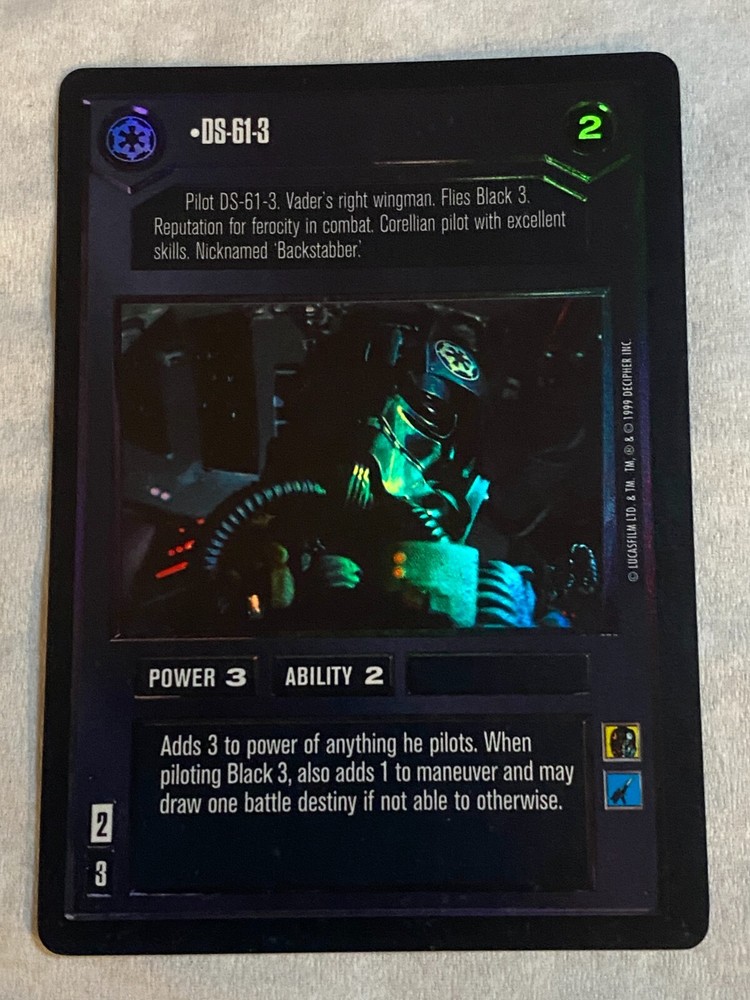 Decipher Star Wars CCG Reflections II DS-61-3 Foil NM