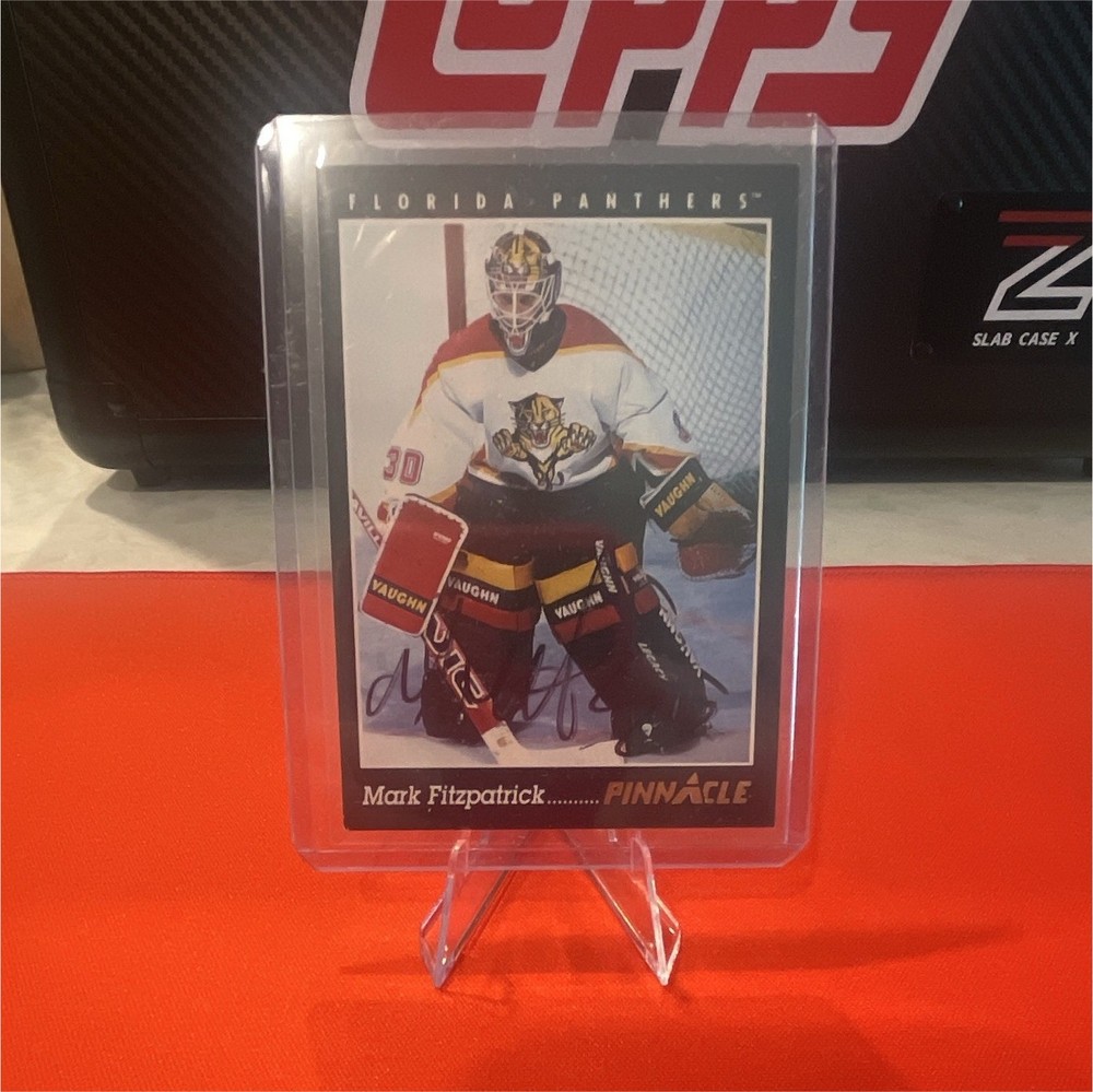 1993-94 Pinnacle Mark Fitzpatrick #369 Florida Panthers Autographed