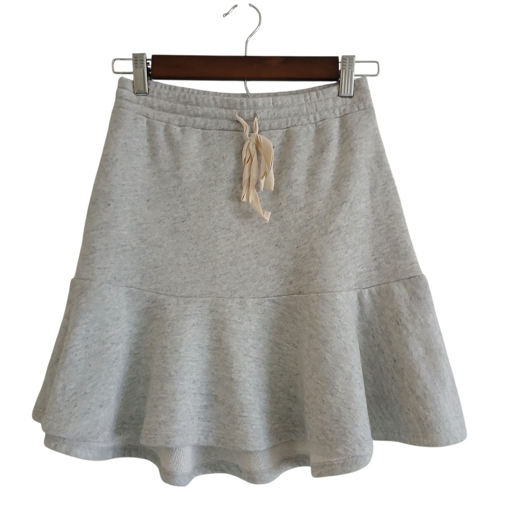 NEW Dolan Anthropologie Skirt Women’s XS Gray Sweatsuit Drawstring Pull On USA