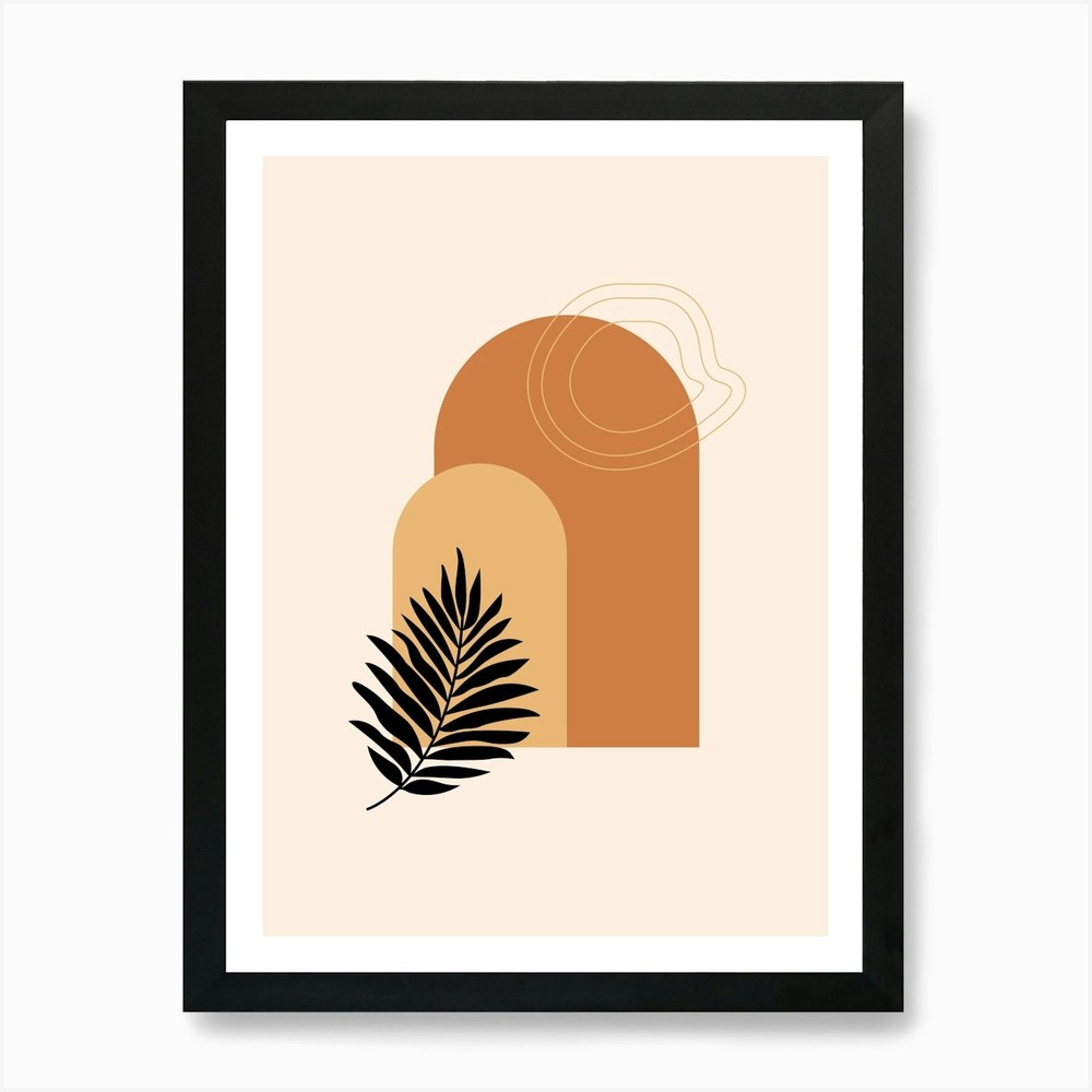 Palm Tree 3 Framed Art Print Canvas Wall Decor Picture Poster