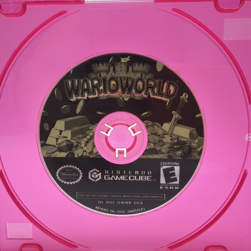 Wario World (Nintendo GameCube, 2003) Disc Only