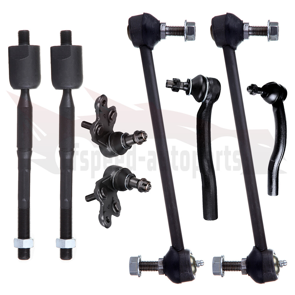 8pcs Front Suspension Kit for 2002-2003 Lexus ES300 - Ball Joints, Sway Bar, Tie Rods