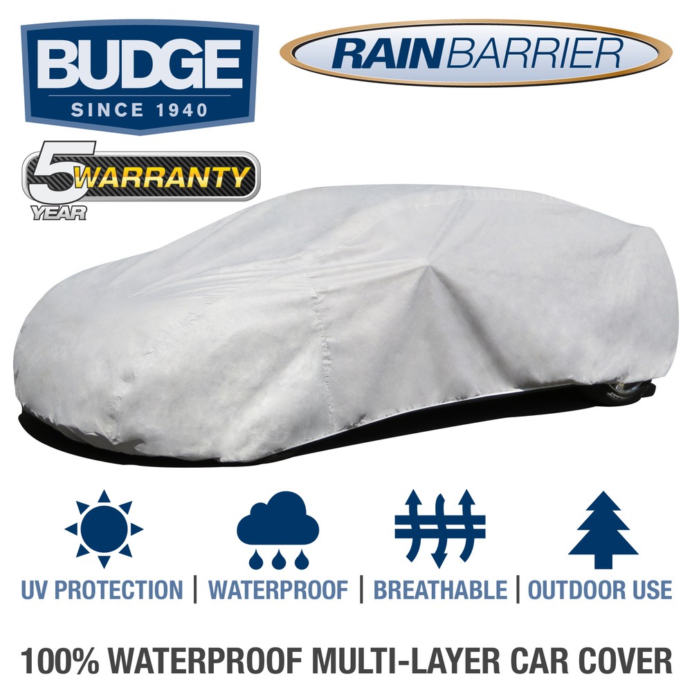 Budge Waterproof Breathable Rain Barrier Car Cover for 1997 Chrysler Sebring