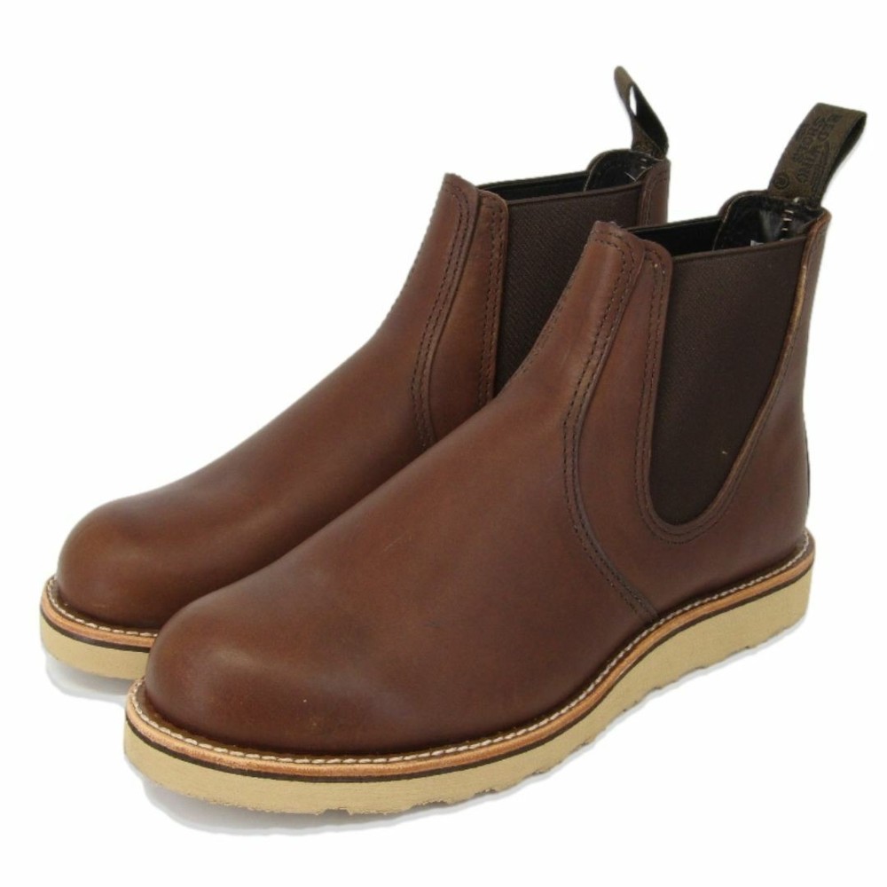 Red Wing US9D Brown Leather Chelsea Boot 27cm Gore-Tex Classic Preowned