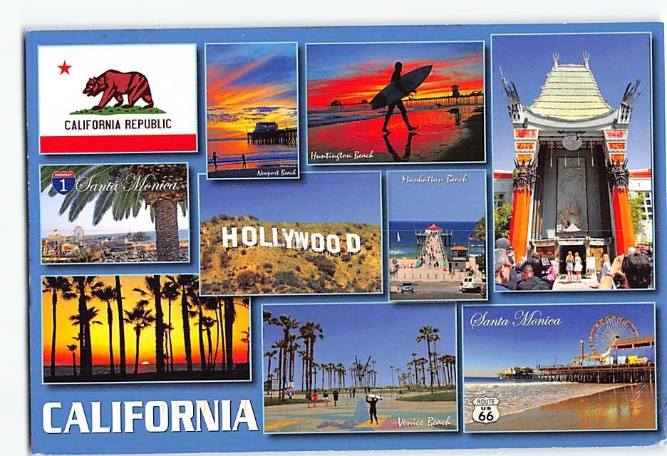 Postcard California USA