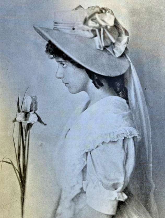 1910 Vintage Illustration Actress Leila McIntyre