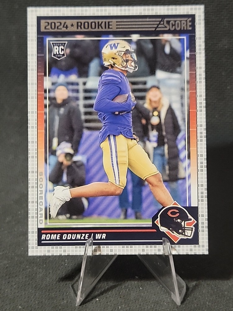 2024 Score💥Rookies Scorecard💥#309 💥Rome Odunze💥(RC) Chicago Bears(RARE)