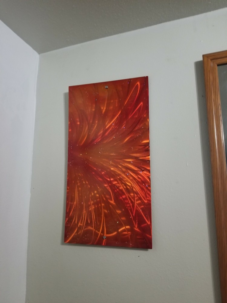 Metal wall art abstract Wall decor sculpture indoor outdoor deck porch patio art