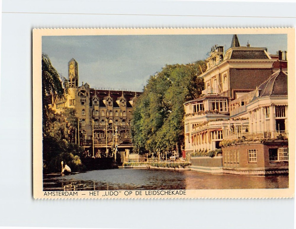 Postcard Le Lido Leidsekade Amsterdam Netherlands