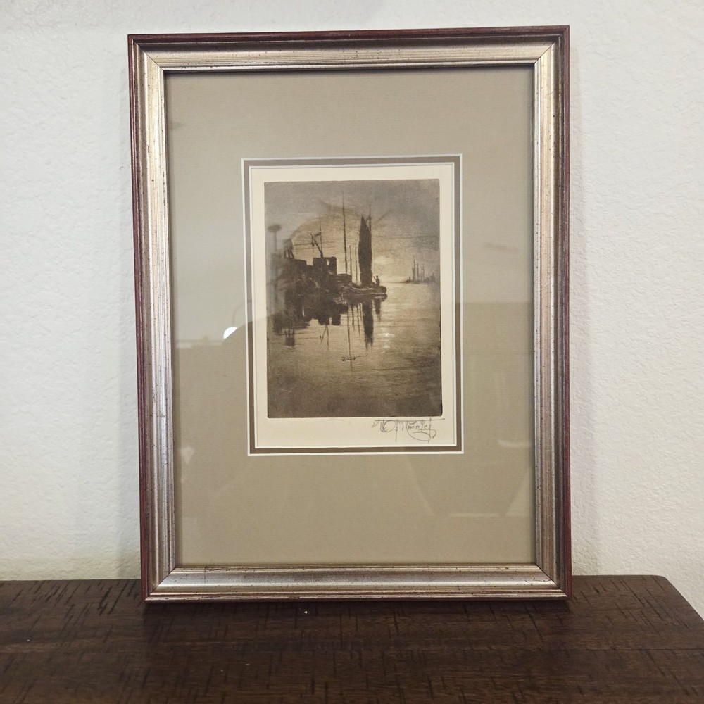Vintage JOSEPH JOE KNOWLES Etching 