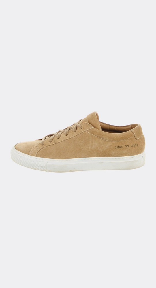 Common Projects Achilles Low Sneakers Woman 39 US 8 Light Brown-image