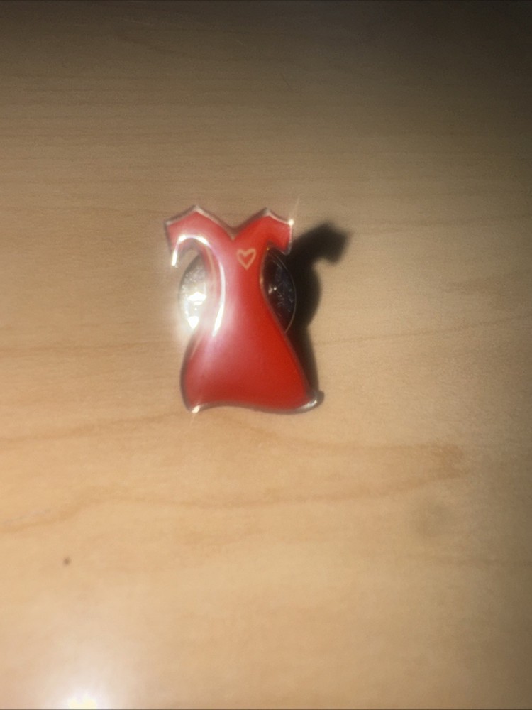 American Heart Association Go Red For Women Red Dress  Pin