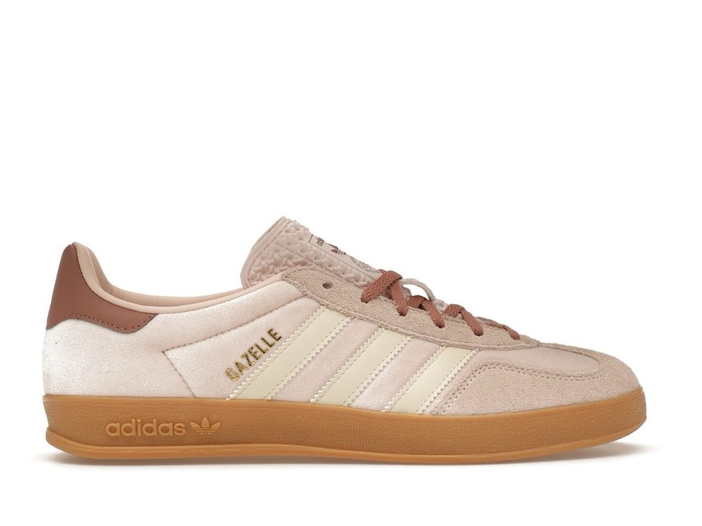 Adidas Gazelle Indoor in tWonder Quartz Velvet /Warm Clay JR0232-  Size 8  NWOT