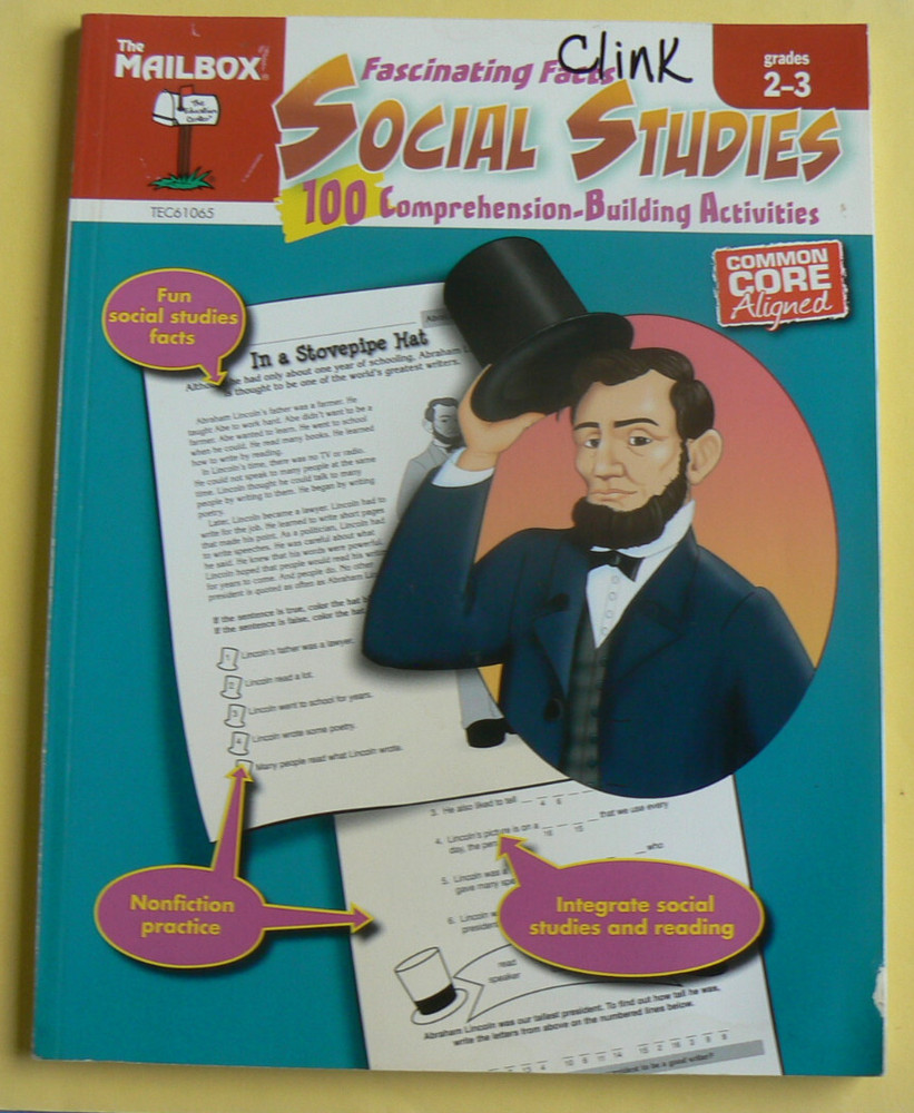MAILBOX Social Studies, gr. 2-3,100 Comprehension-Building Activities, ALL CLEAN