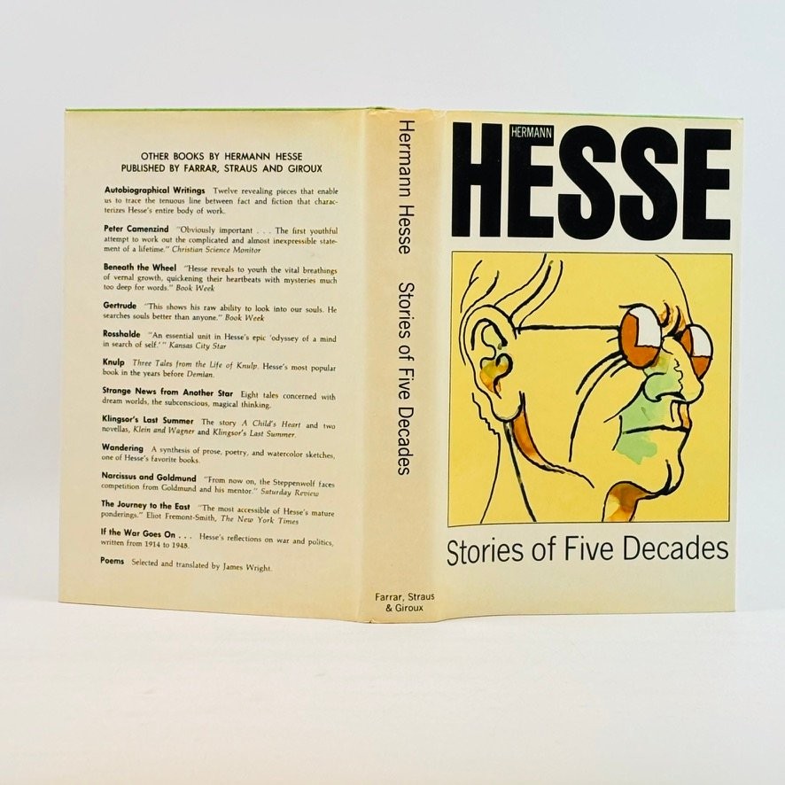 Stories of Five Decades Hermann Hesse 1972 First American Edition