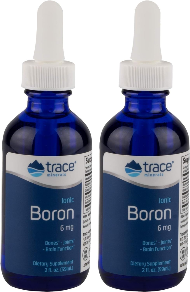 Ionic Boron - Brain & Bone Support Supplement - Liquid Supplement with Magnesium