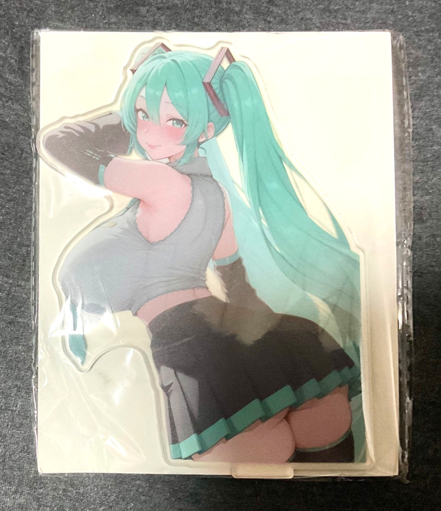 Vocaloid Hatsune Miku Big breasts Acrylic Stand Figure Panel 15cm New