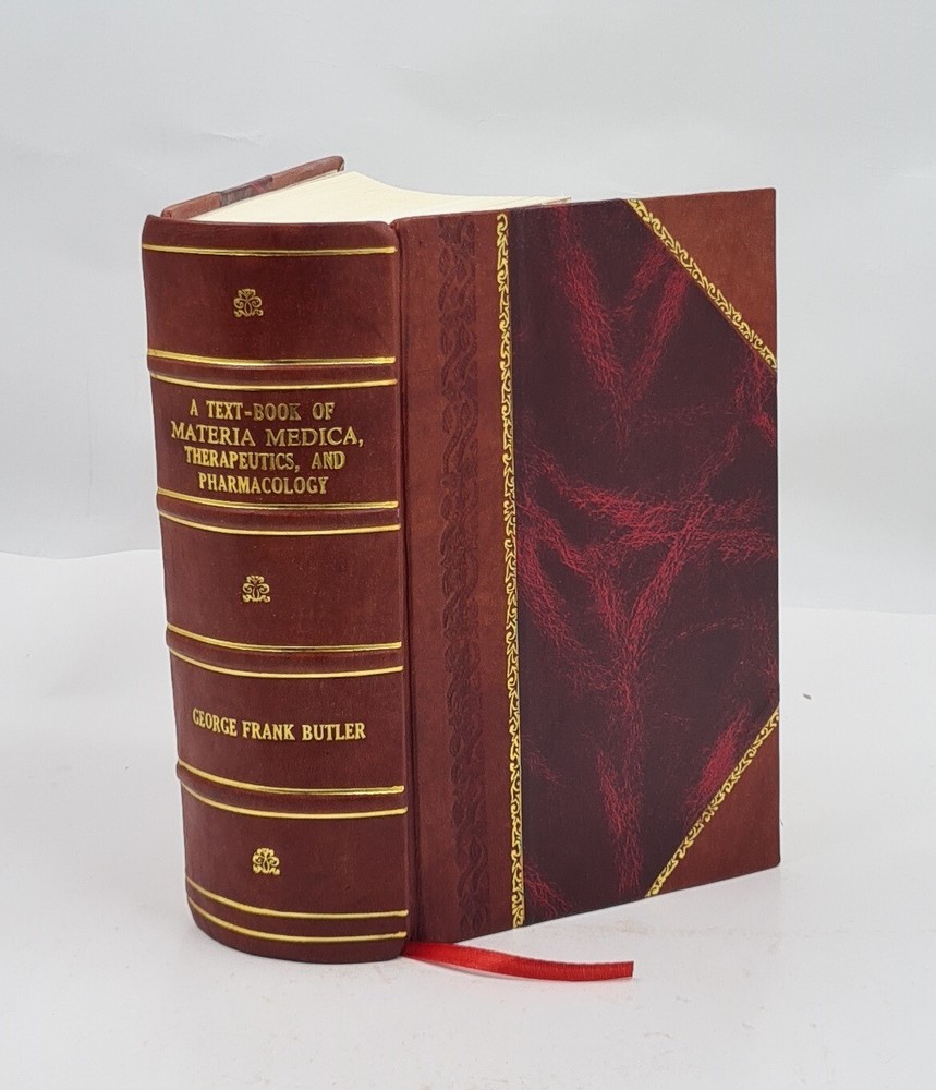 Comprehensive Materia Medica Therapeutics Pharmacology 18 Leather Bound  