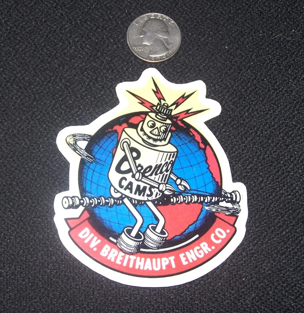 Brenco Racing Cams NHRA Drag Racing Hot Rod NASCAR INDY Decal Sticker