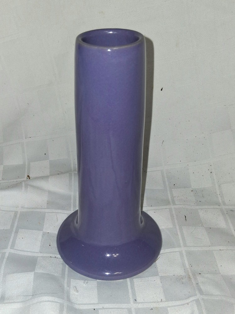 Vintage Arts Crafts Purple Pottery Vase