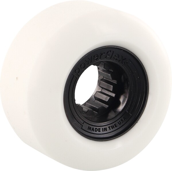POWERFLEX GUMBALL 60mm 83b WHT/BLACK WHEELS SET
