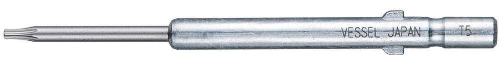 VESSEL Shockless Bit DS73 T5x2.0x60mm for Precision Screwdriving