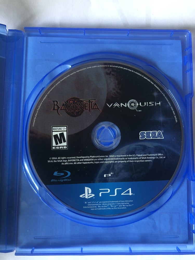 Bayonetta & Vanquish 10th Anniversary Bundle Disc Only With Replacement CoverArt