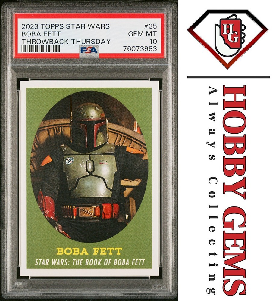 BOBA FETT PSA 10 2023 Throwback Thursday Star Wars TBT #35 C4