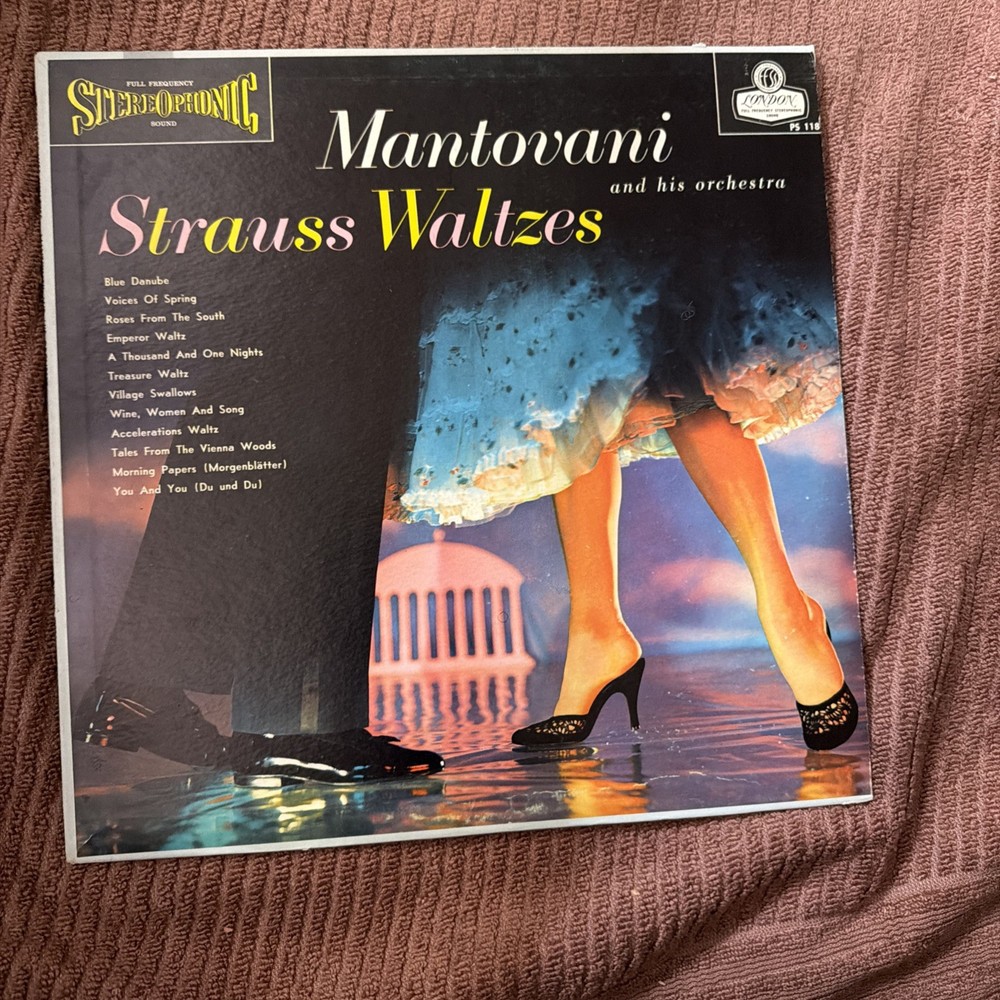 Mantovani And His Orchestra Strauss Waltzes Vinyl LP PS 118