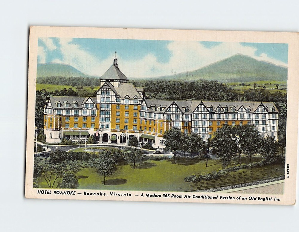 Postcard Hotel Roanoke Roanoke Virginia USA