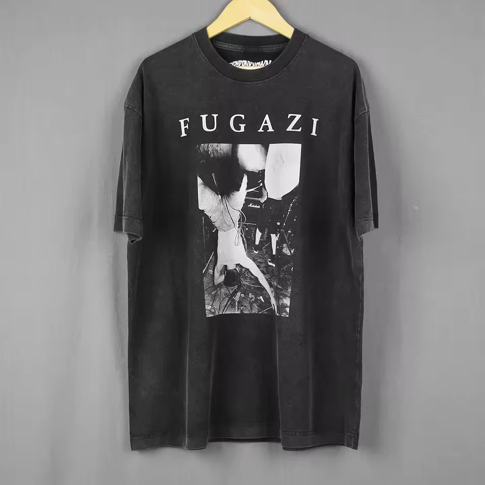 Vintage Fugazi T Shirt Rock Punk Band Tee Unisex S-5XL