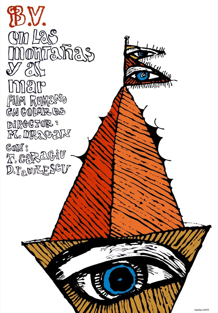 4311.B V en las monta���_as y al mar.Movie.POSTER.Decoration.Fine Graphic Art