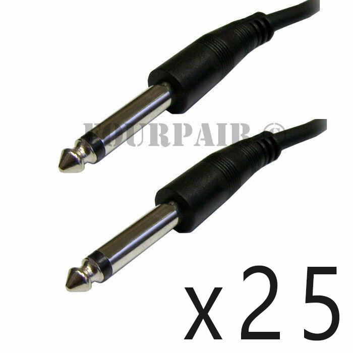 25 Pack Lot 10ft 1/4