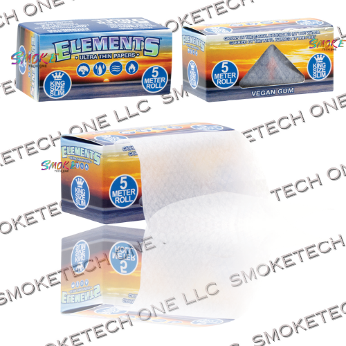 King Size Slim 5m ELEMENTS ROLLS for a Perfect Fit