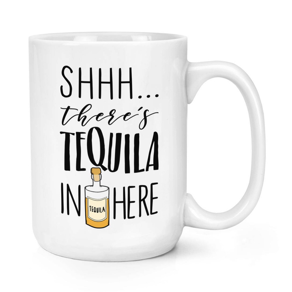 Tequila Infused Coffee Mug Large Ceramic Cup for Hot Drinks