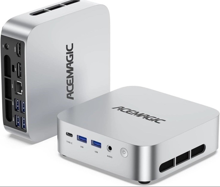 New! ACEMAGIC Matrix Mini M1 Silver AMD Ryzen 7 7735HS/24GB/512GB Mini PC