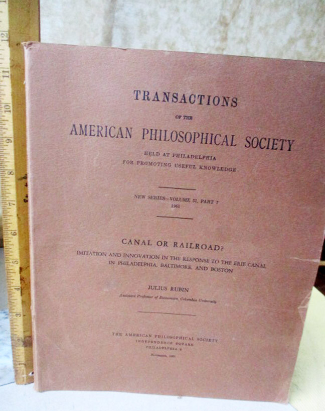 TRANSACTIONS Of AMERICAN PHILOSOPHICAL SOCIETY,PHILADELPHIA,1961,Julius Rubin