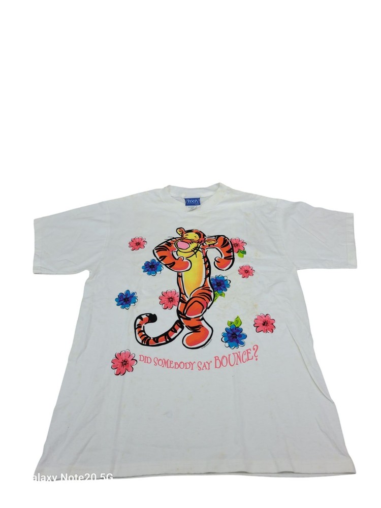 Vintage Disney Winnie The Pooh Shirt 90s Men’s Sz L Tigger Read Description (A)