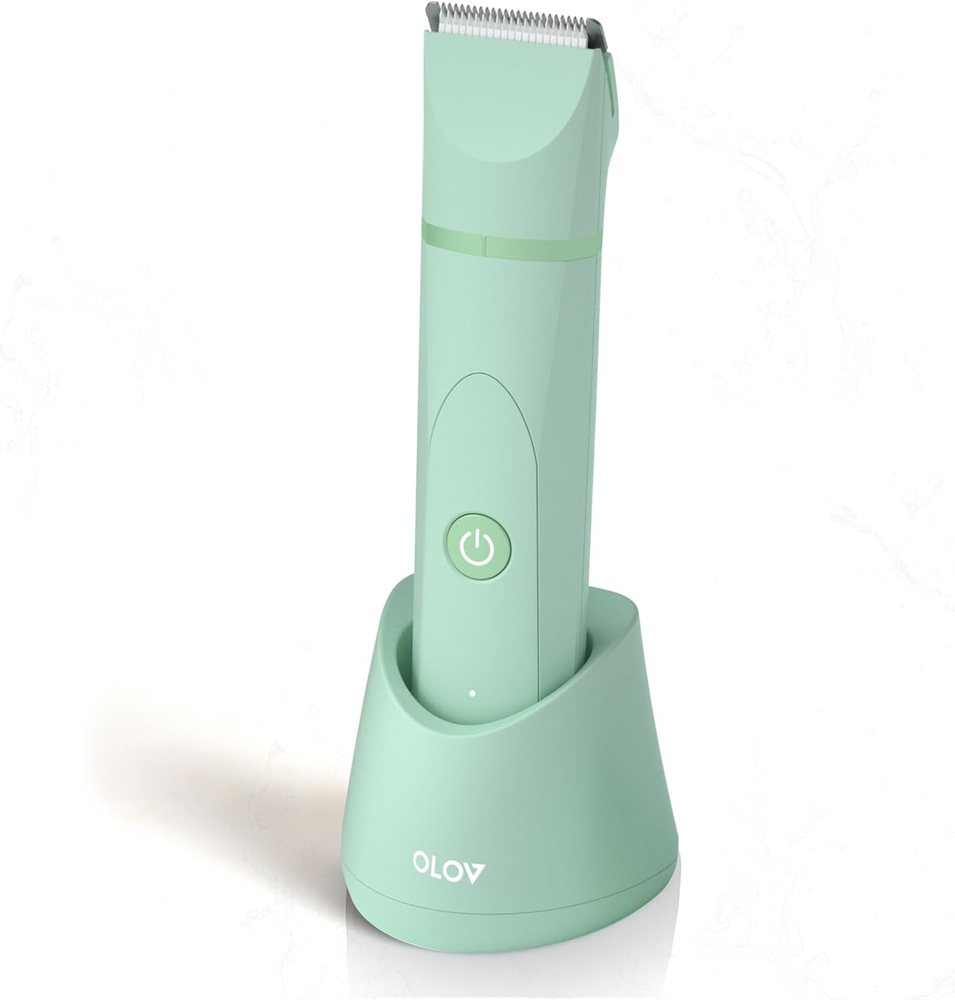 Men's Electric Body & Bikini Trimmer for Wet/Dry Use - Groin & Pubic Hair